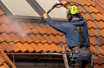 Démoussage et hydrofuge de toiture au Faget